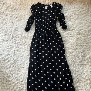 Black Polka Dot Dress